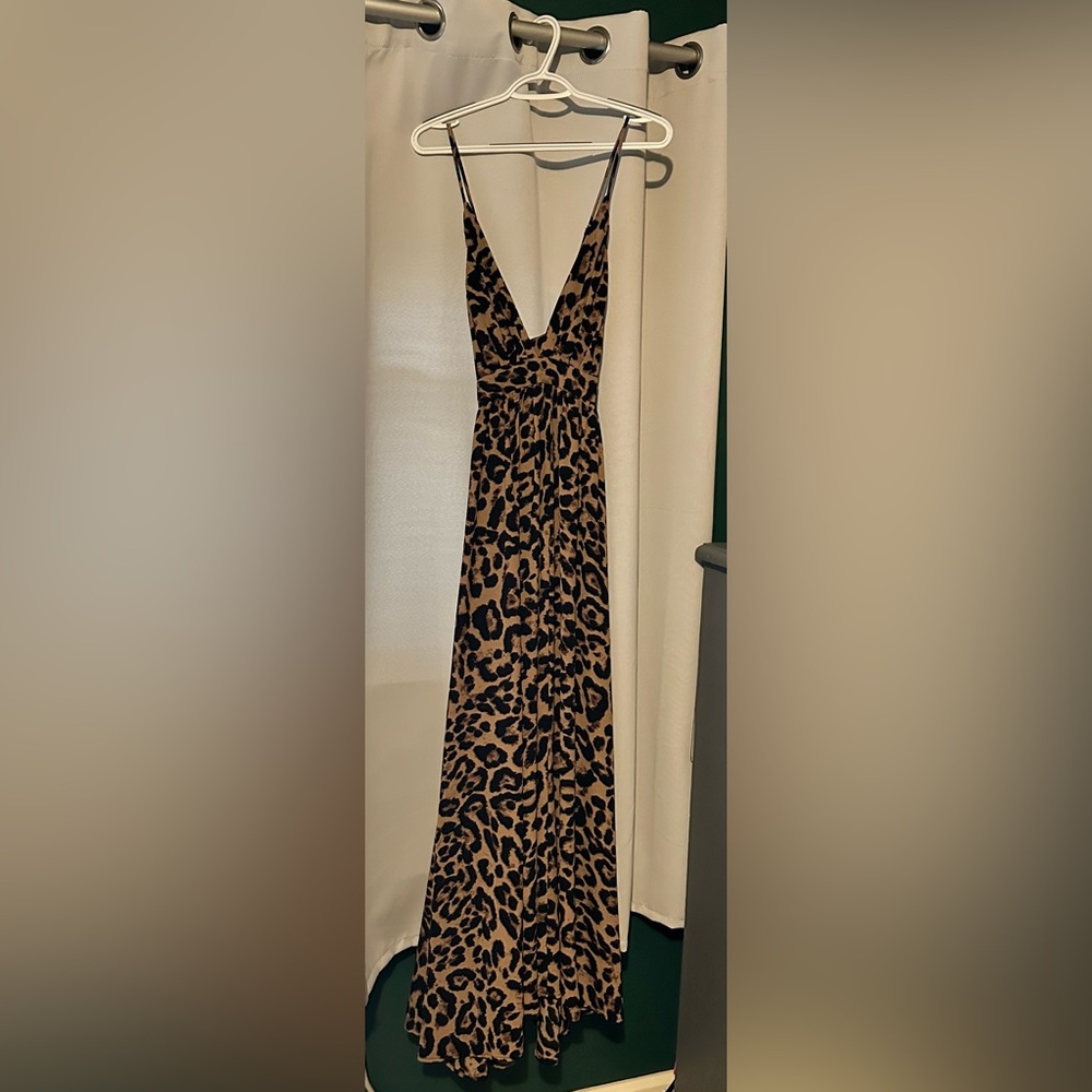 SHEIN women’s leopard maxi dress